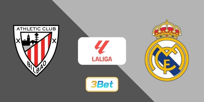 3BET Soi kèo Ath Bilbao vs Real Madrid 01h00 ngày 04/12/2025 - La Liga